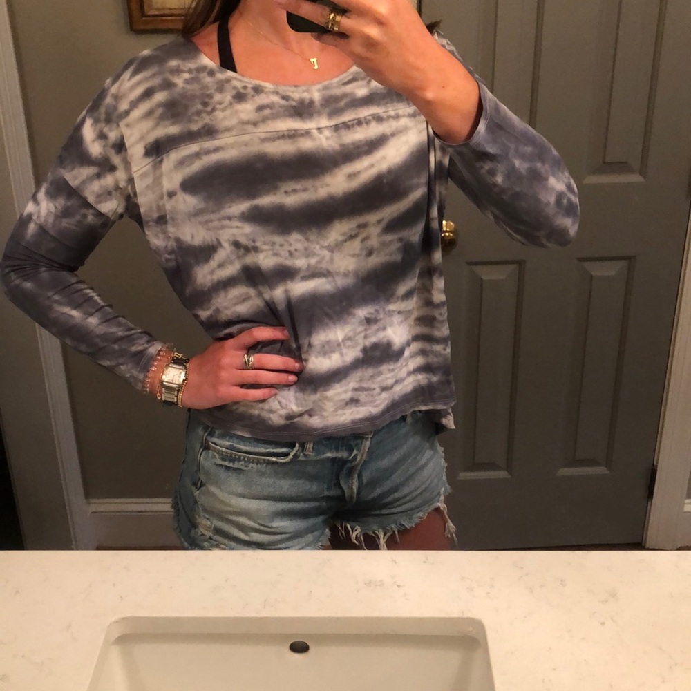 Tie Dye Long Sleeve Top